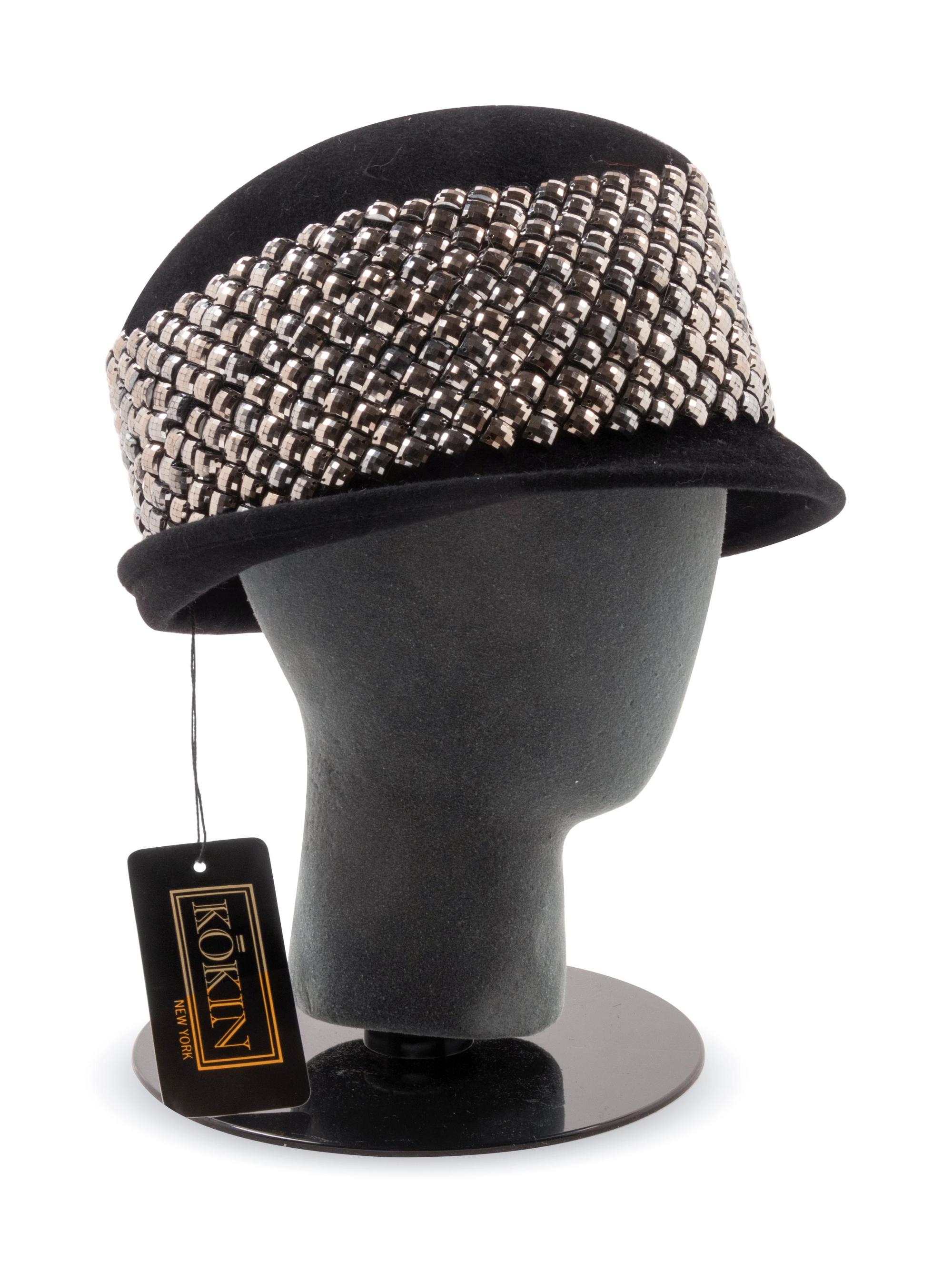 12 Assorted Hats and a Pair of Feathered Cuffs, 1970-2000s