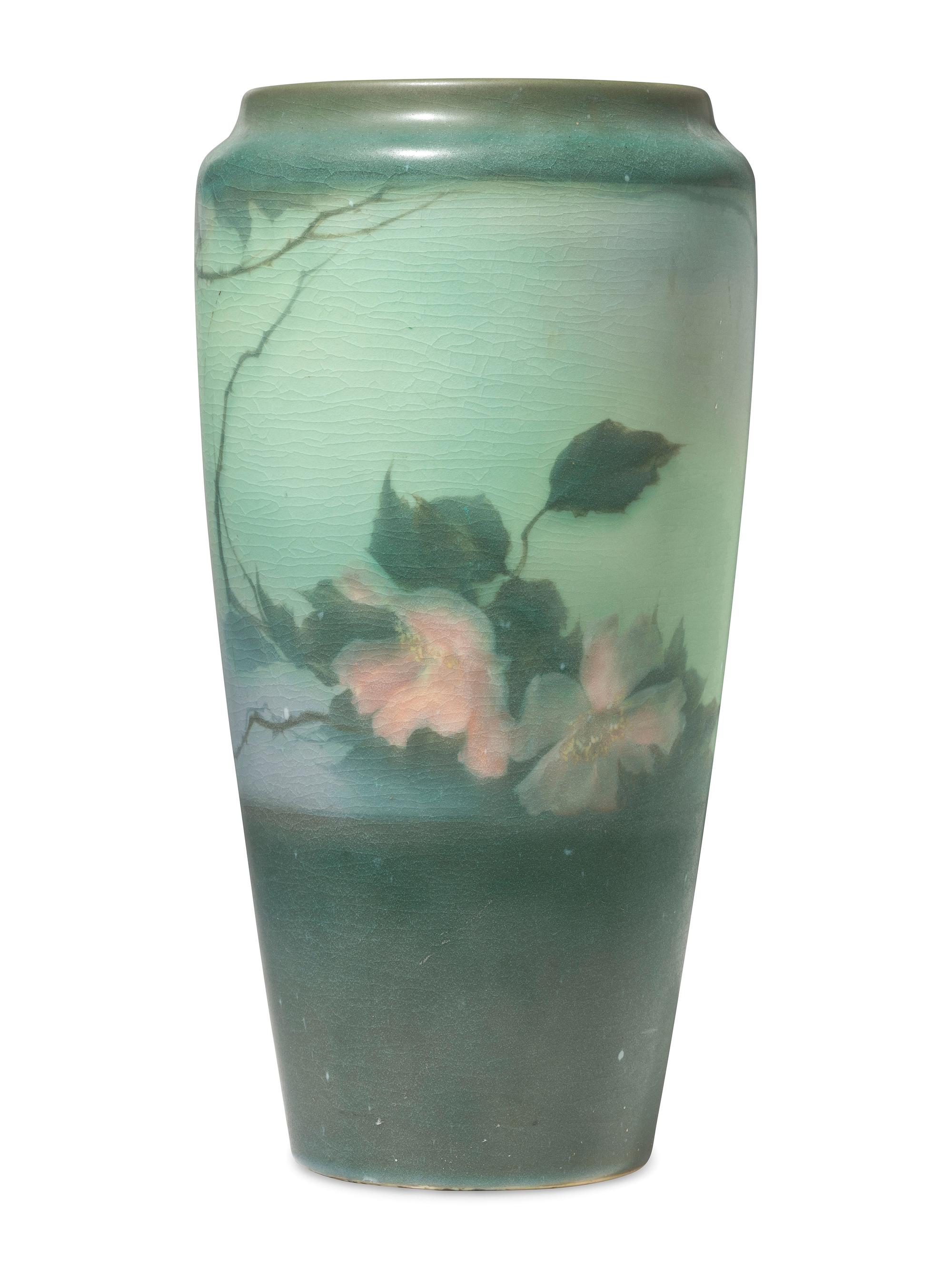 A Frederick Rothenbusch for Rookwood Pottery Vellum Vase