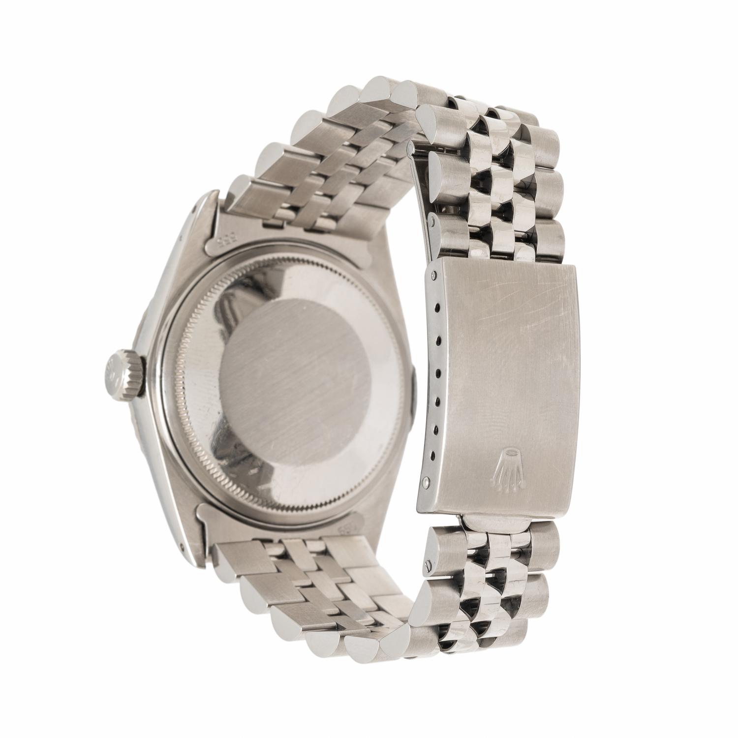 Rolex, Ref. 16030, Stainless Steel 'Datejust' Watch With Rare 'Opticolor' 'Blue Confetti' Dial