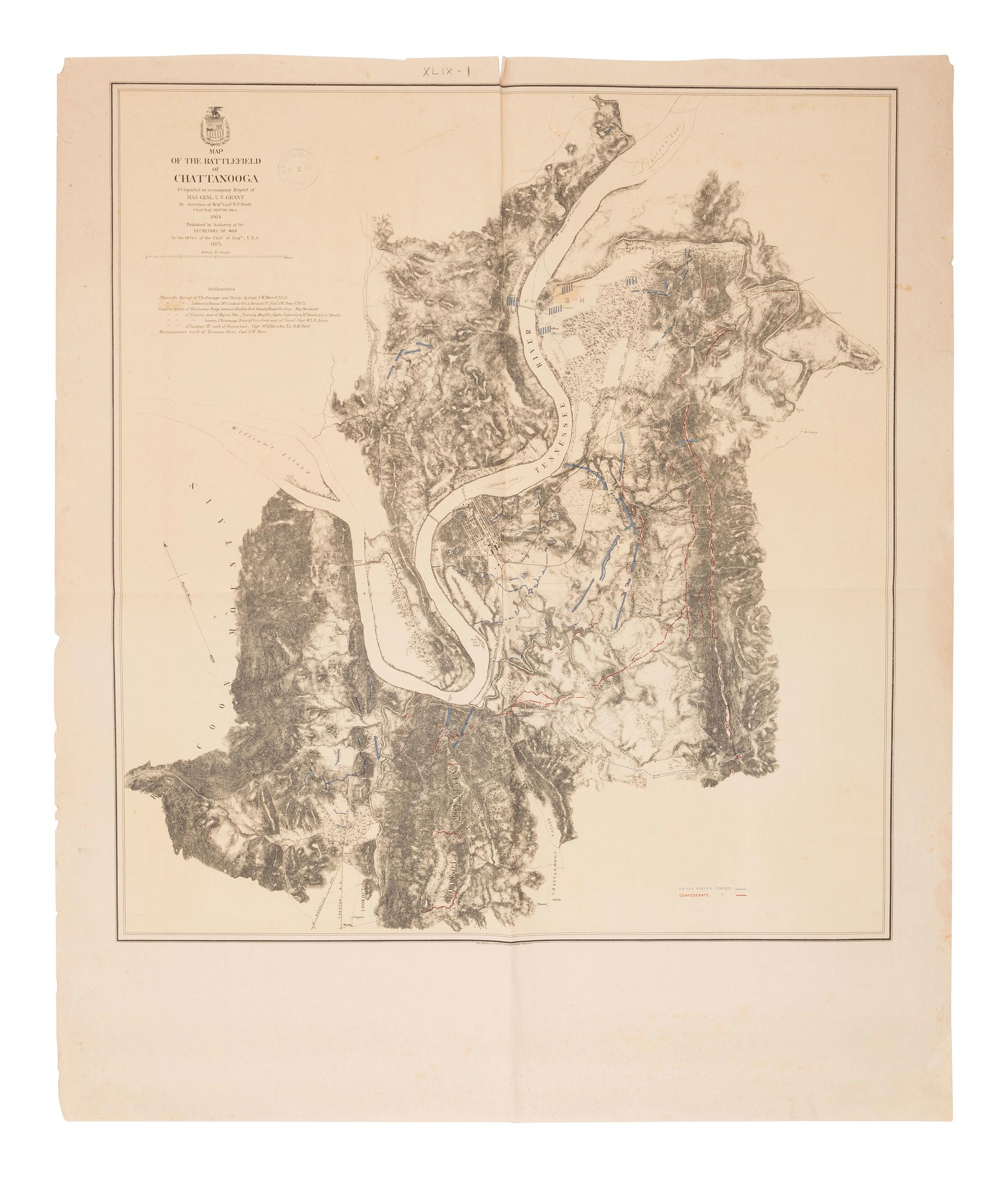 [CIVIL WAR]. A collection of more than 50 Civil War maps published ca 1860s-1870s.