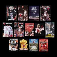 A Career Collection of Michael Jordan Chicago Bulls Pocket Schedules