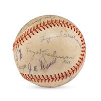 A 1952 Kingston Eagles Team Signed Autograph Baseball