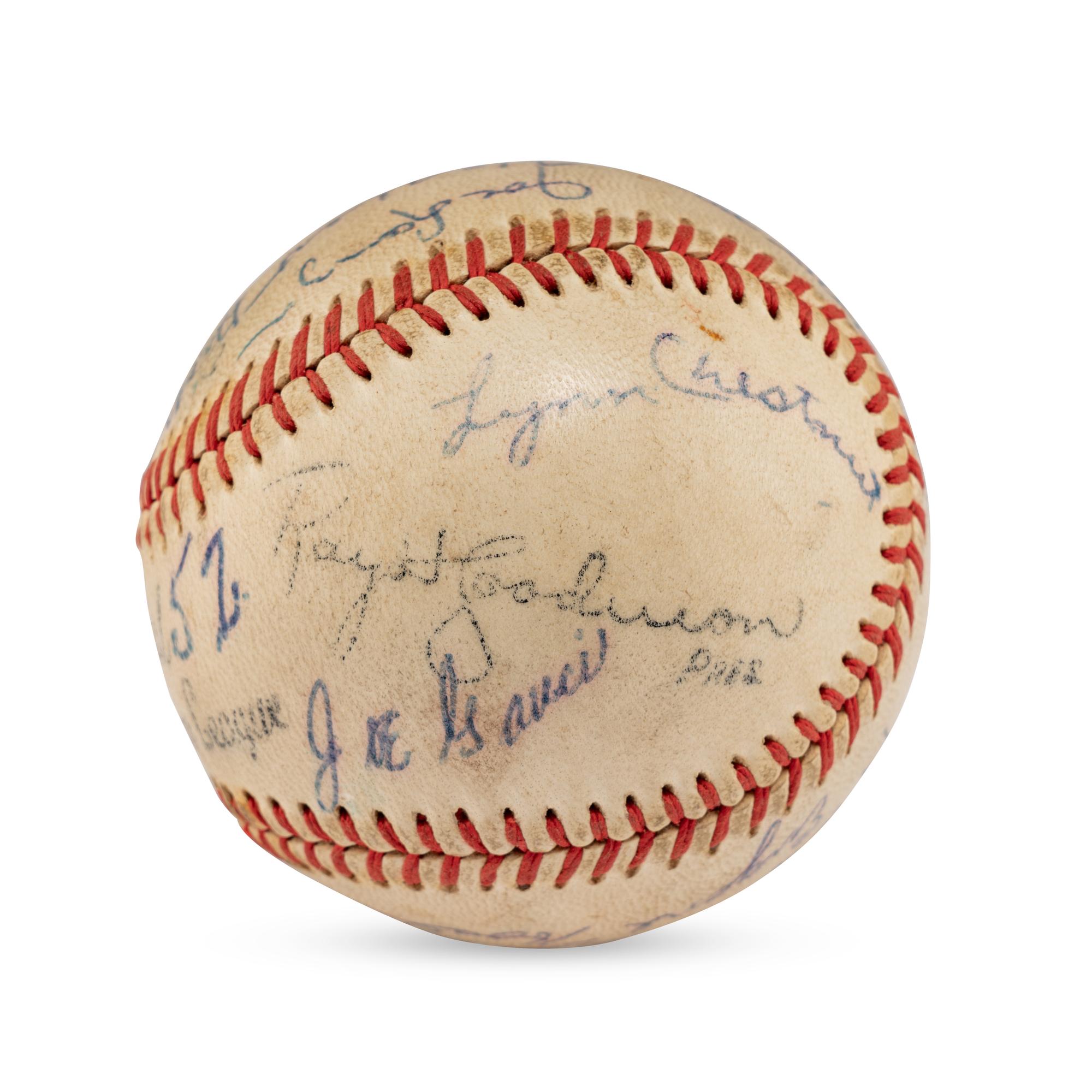 A 1952 Kingston Eagles Team Signed Autograph Baseball