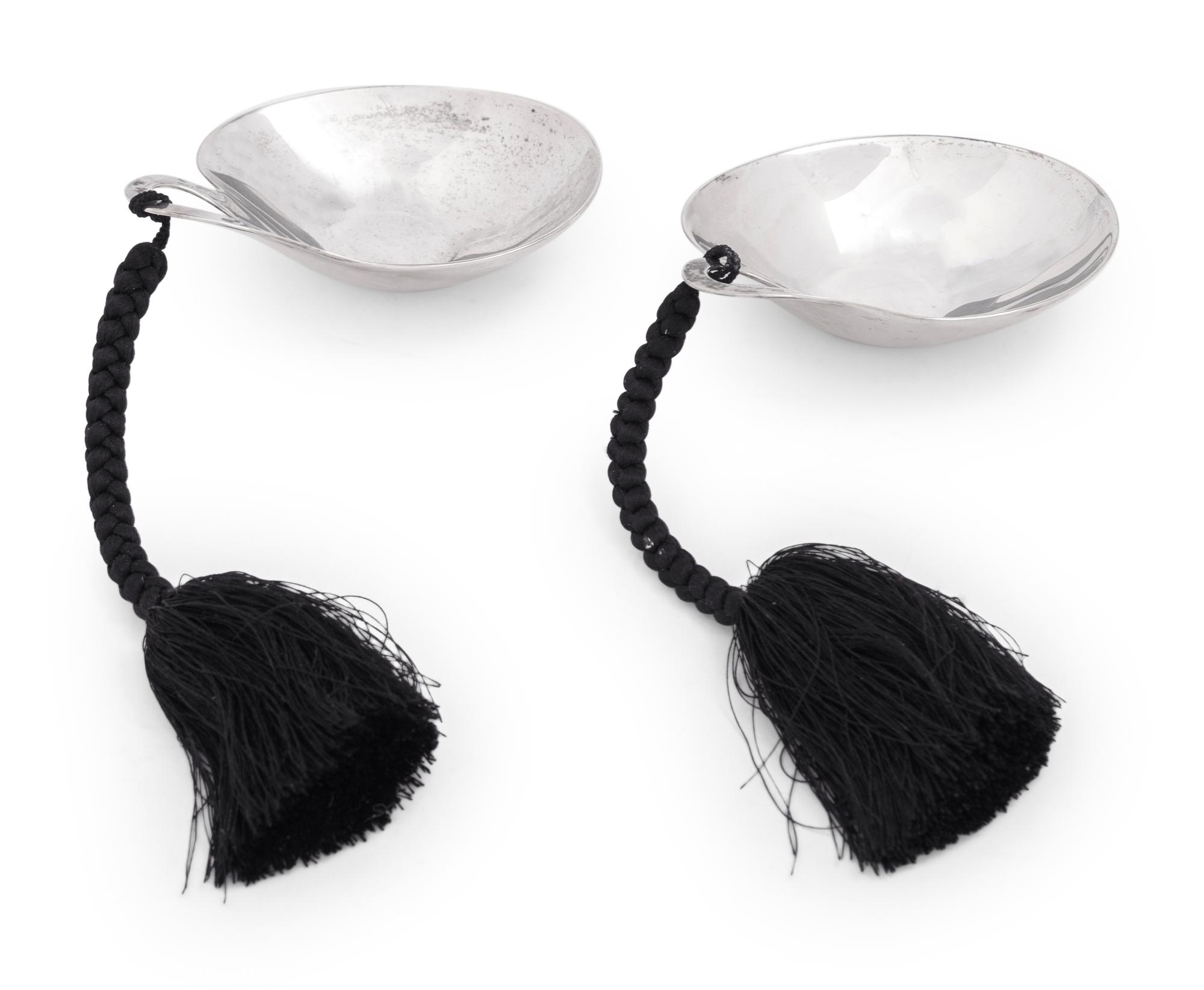 A Pair of Elsa Peretti for Tiffany and Co. Spanish Silver Tastevin