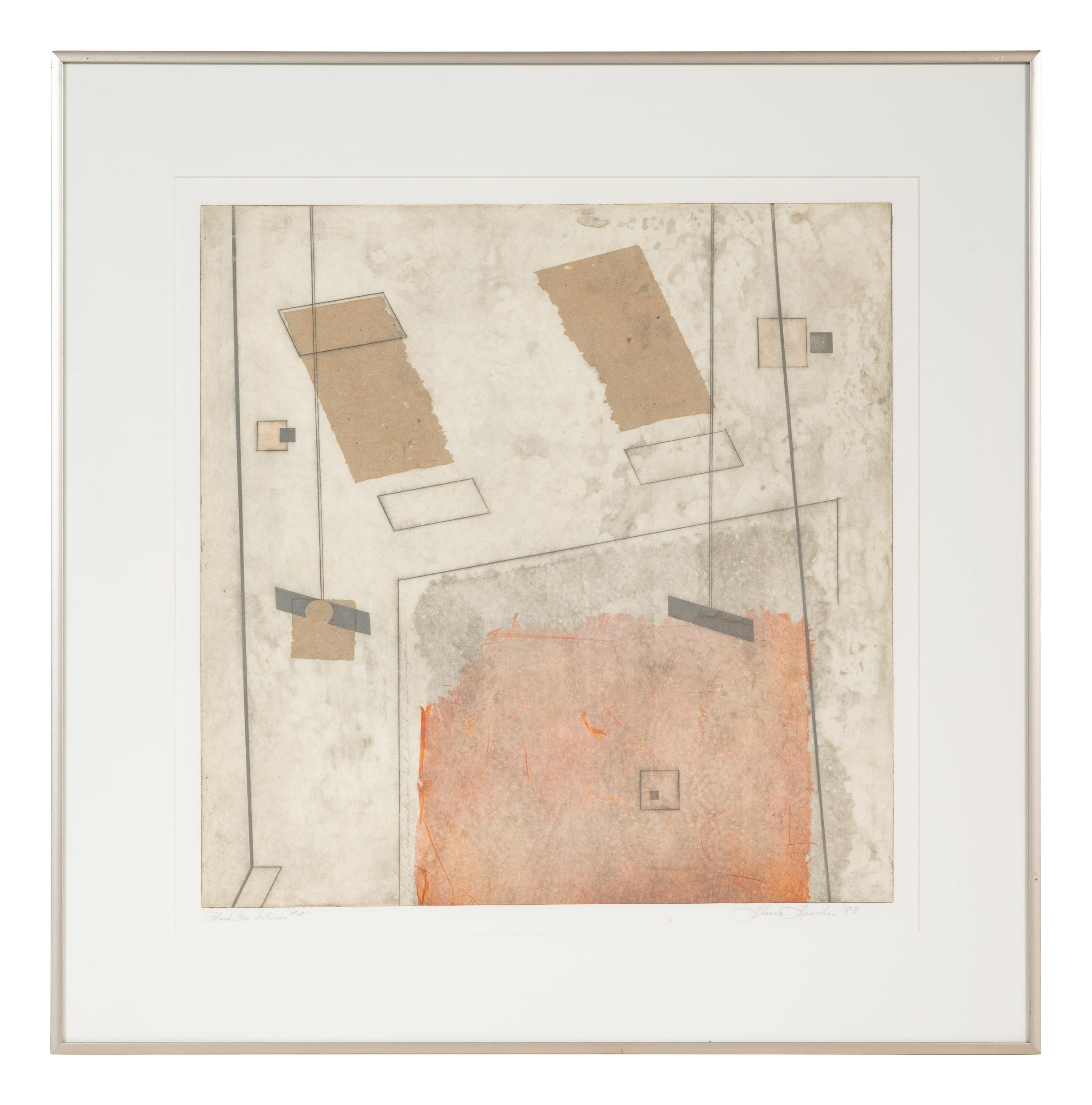 Flesh Box Interior #2, and Cancel, Cancel, Cancel #4 (Pair of Works), 1981 and 1983