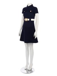 André Courrèges Belted Day Dress, 1960s