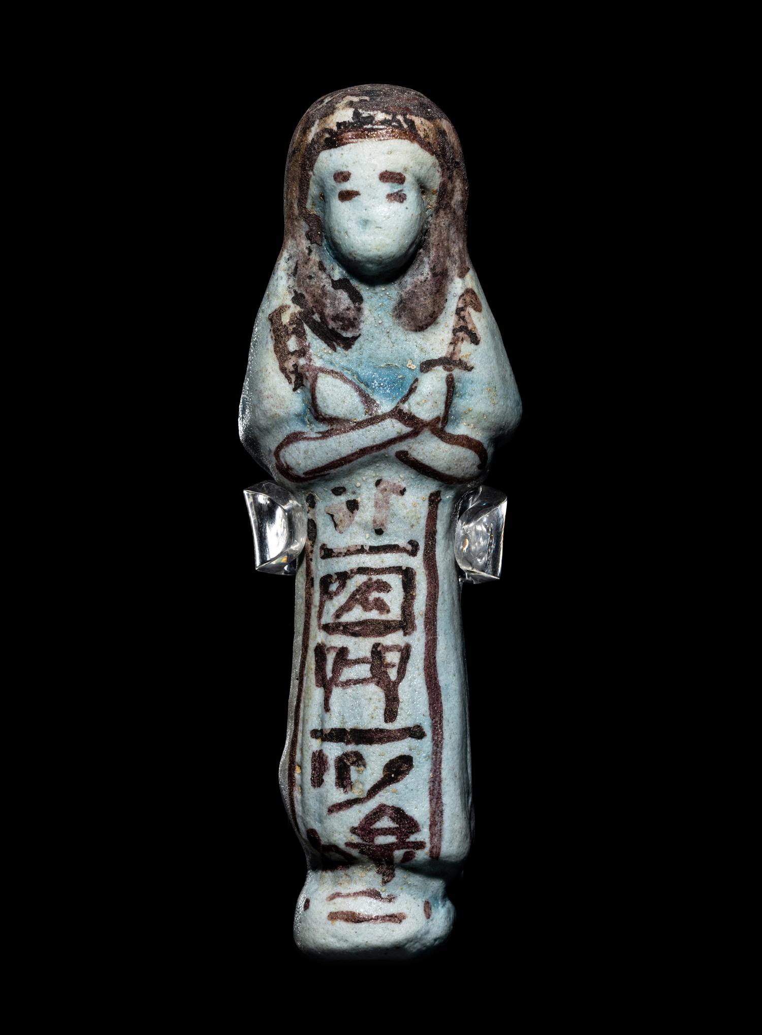 An Egyptian Faience Ushabti of Meritamun