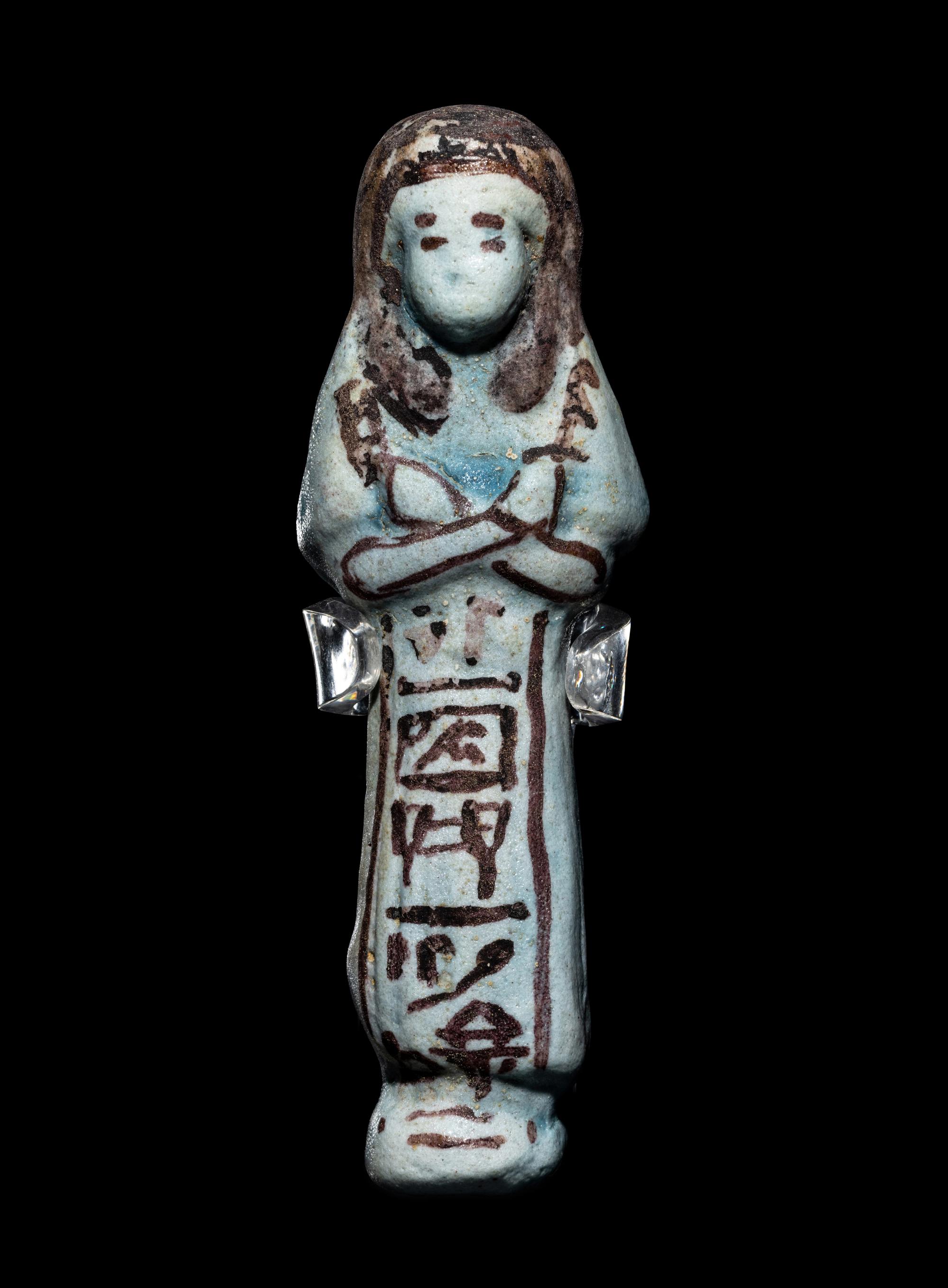 An Egyptian Faience Ushabti of Meritamun