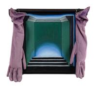 Untitled (Stepped Stage with Velvet Glove Curtain s), c. 1970