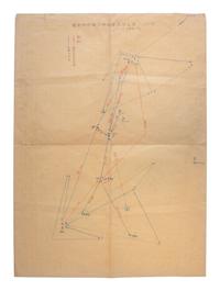 [WORLD WAR II]. Collection of photographs, Japanese maps, and a diary collected by USN Lt. Cmdr. J. John Fox while stationed in the Pacific, including: