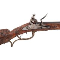 Contemporary Flintlock Jaeger Rifle after Georg Keiser of Vienna