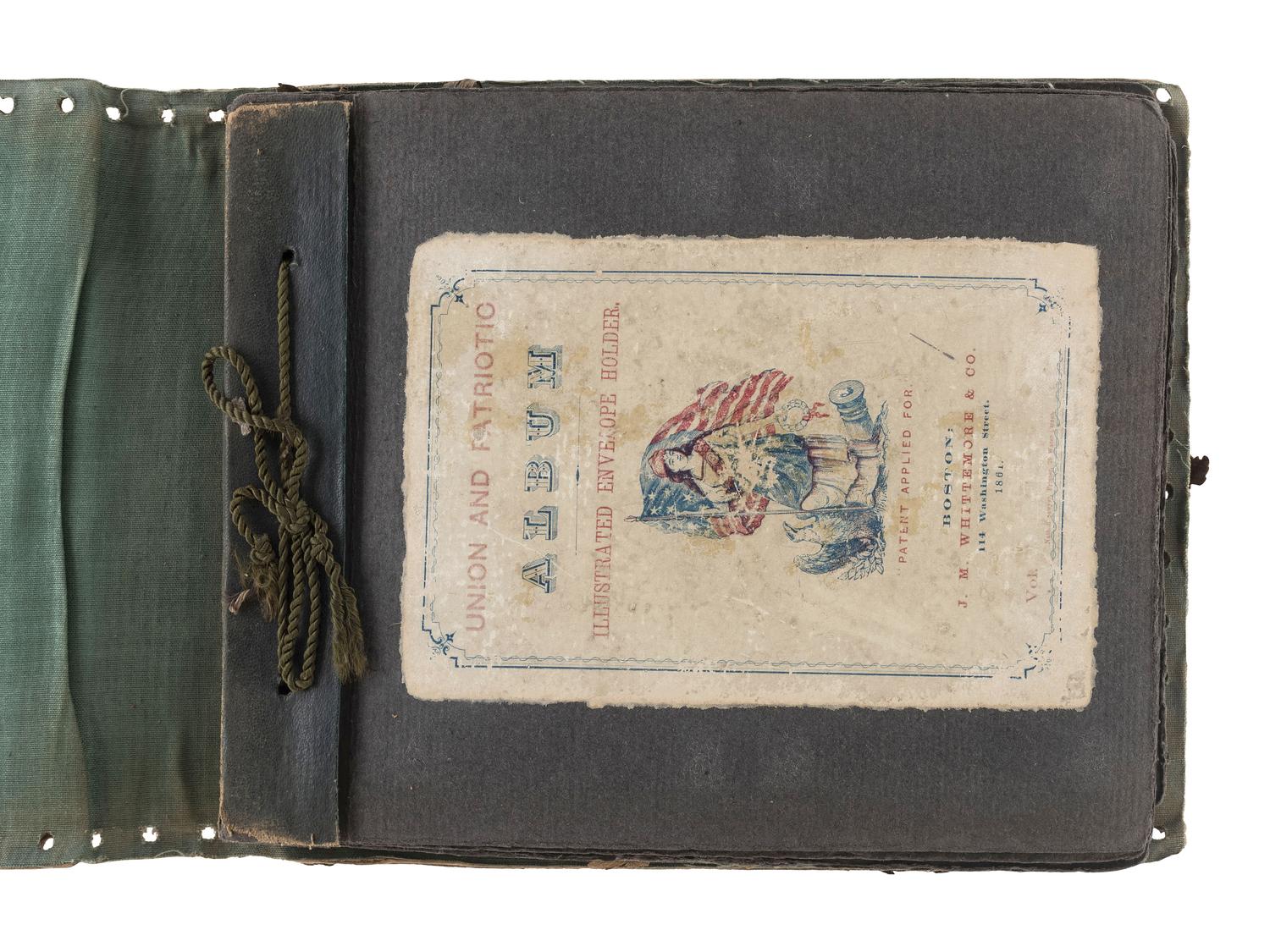 [CIVIL WAR]. A collection of illustrated patriotic covers housed in 2 albums,