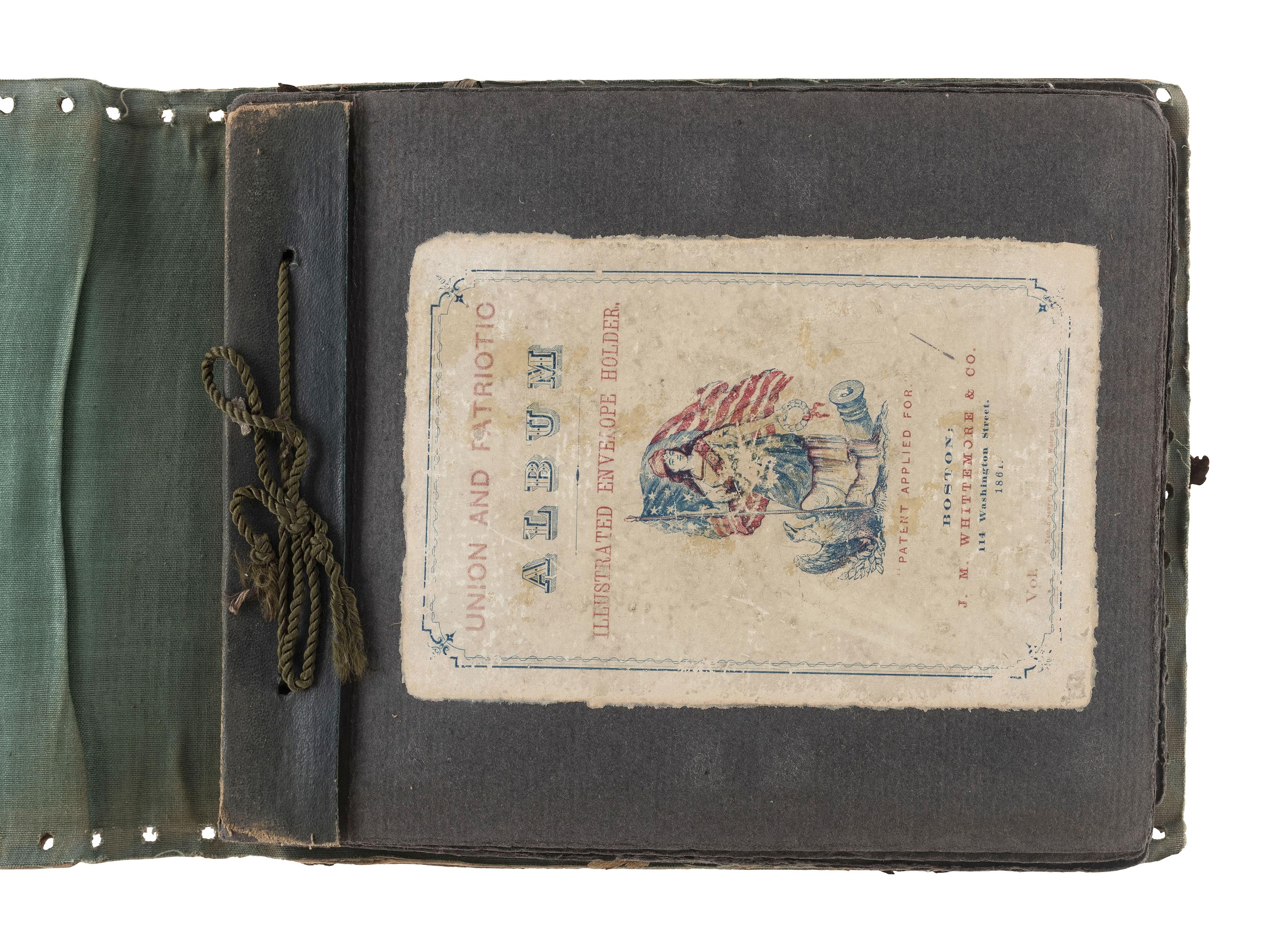 [CIVIL WAR]. A collection of illustrated patriotic covers housed in 2 albums,