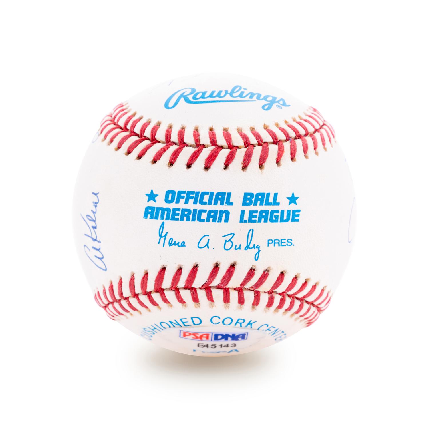 A 3,000 Hit Club Signed Baseball Featuring 12 Autographs (PSA)