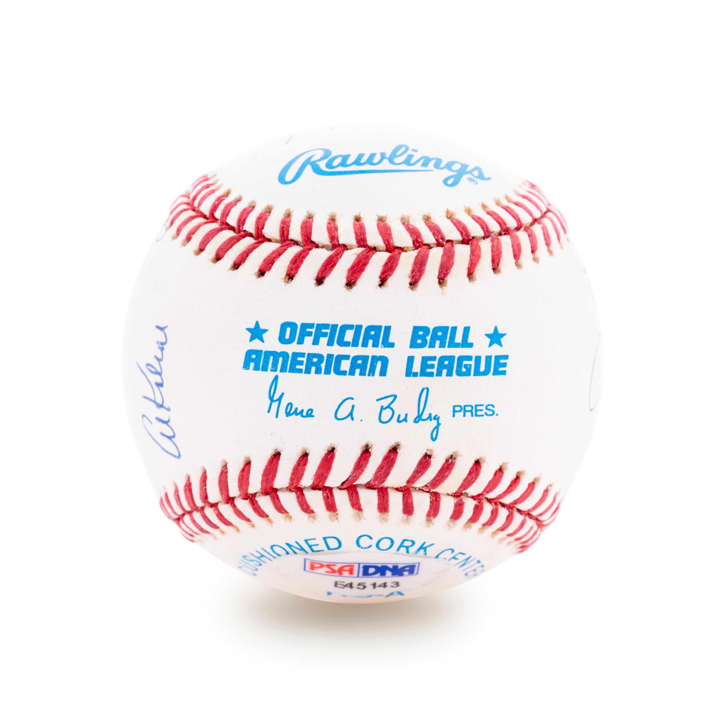 A 3,000 Hit Club Signed Baseball Featuring 12 Autographs (PSA)