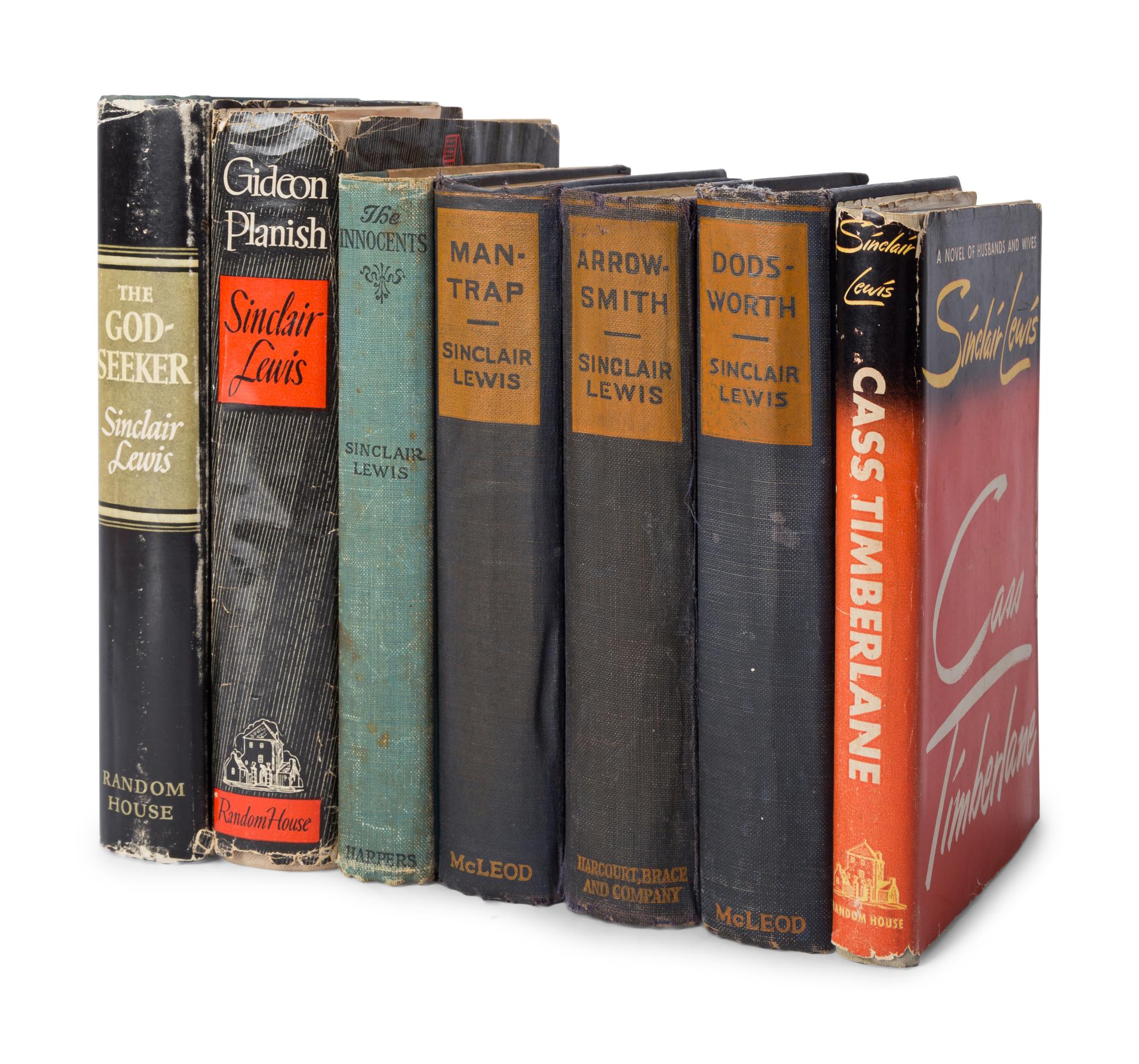 LEWIS, Sinclair (1885-1951). A group of 7 works, comprising: