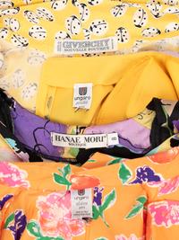 Four Designer Dresses: One Hanae Mori, Two Ungaro, One Givenchy, 1980-90s