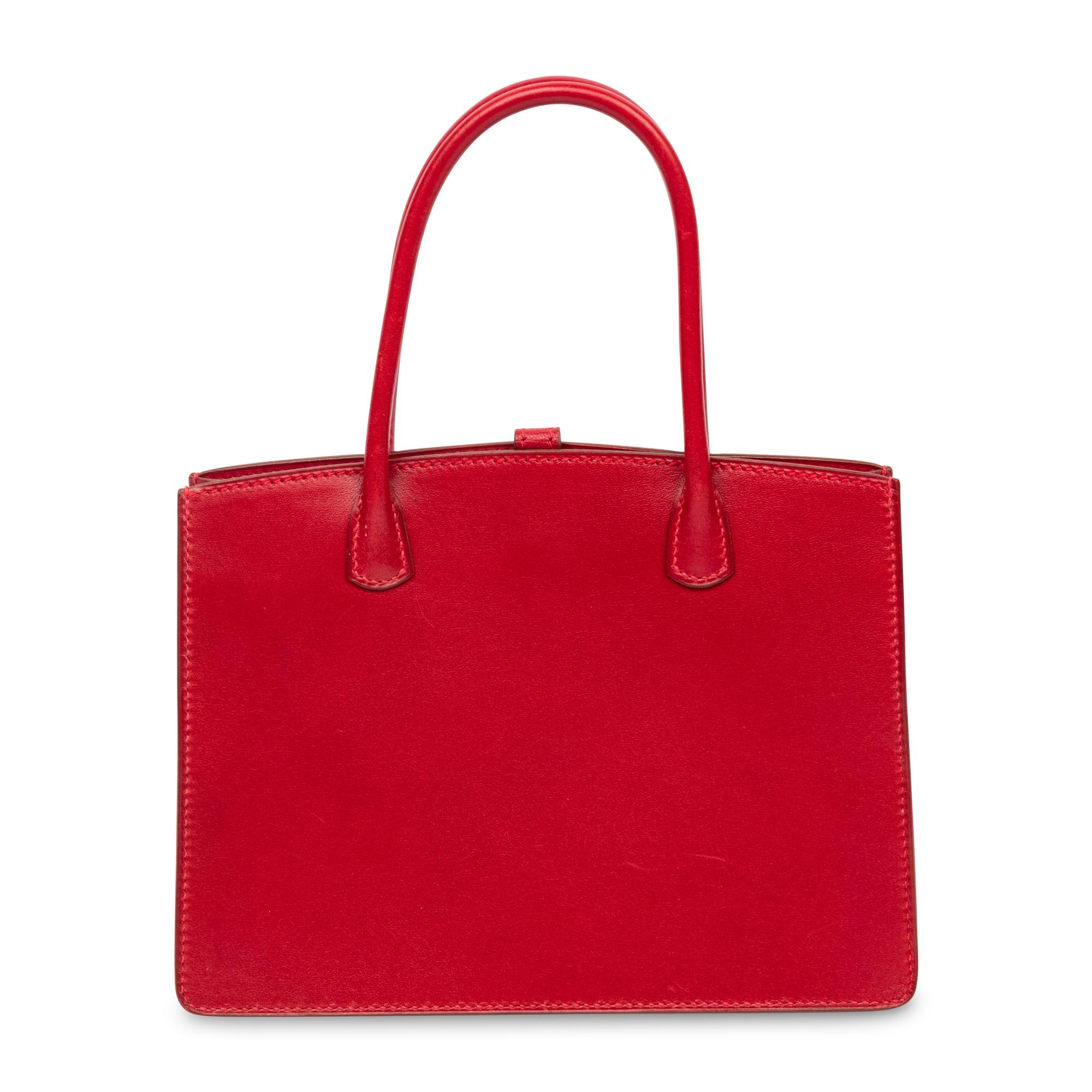 HERMÈS, MINI 'WHITE BUS' TOTE
