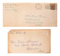 [WORLD WAR II]. Manuscript archive of Private Earl L. Thomas, US Army Air Corps, 1942-1945.