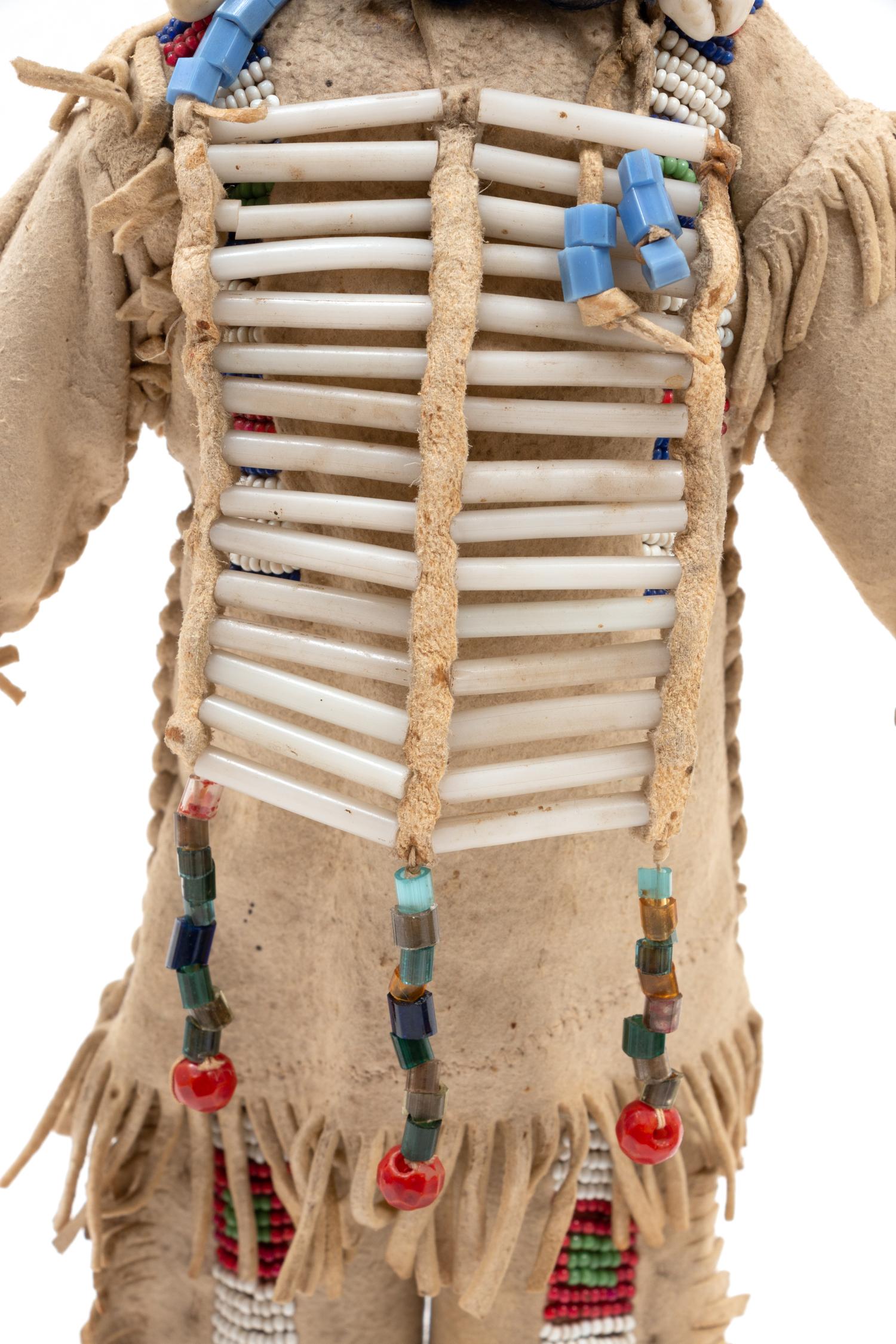 Sioux Beaded Hide Dolls
