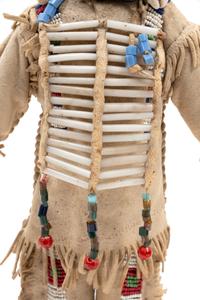 Sioux Beaded Hide Dolls