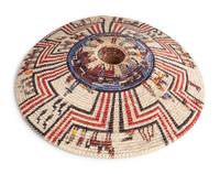 The Long Walk II , Polychrome Basketry Tray