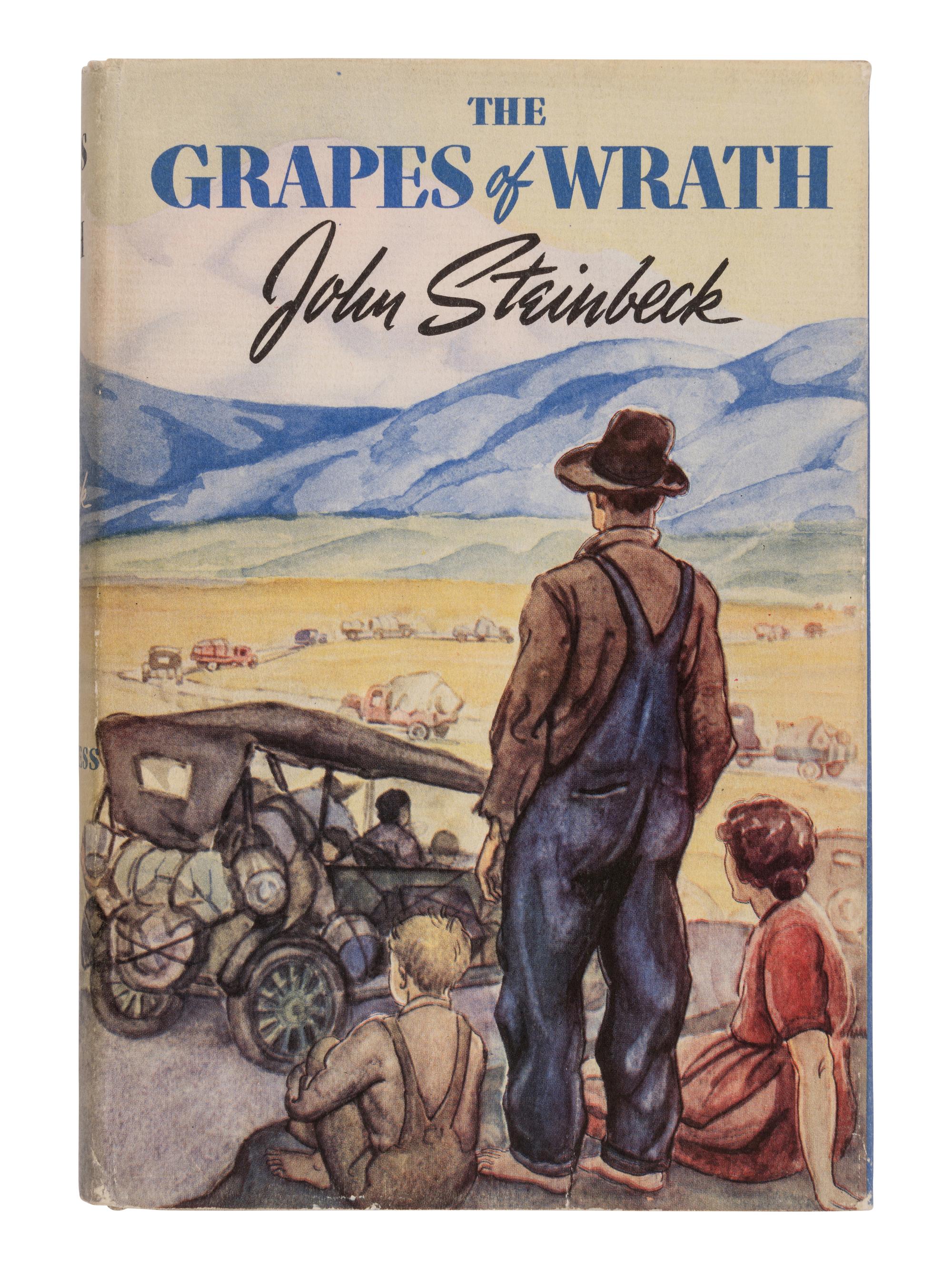 STEINBECK, John (1902-1968). The Grapes of Wrath . New York: Viking Press, 1939.