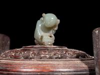 A Chinese Cast Bronze Tripod Incense Burner
