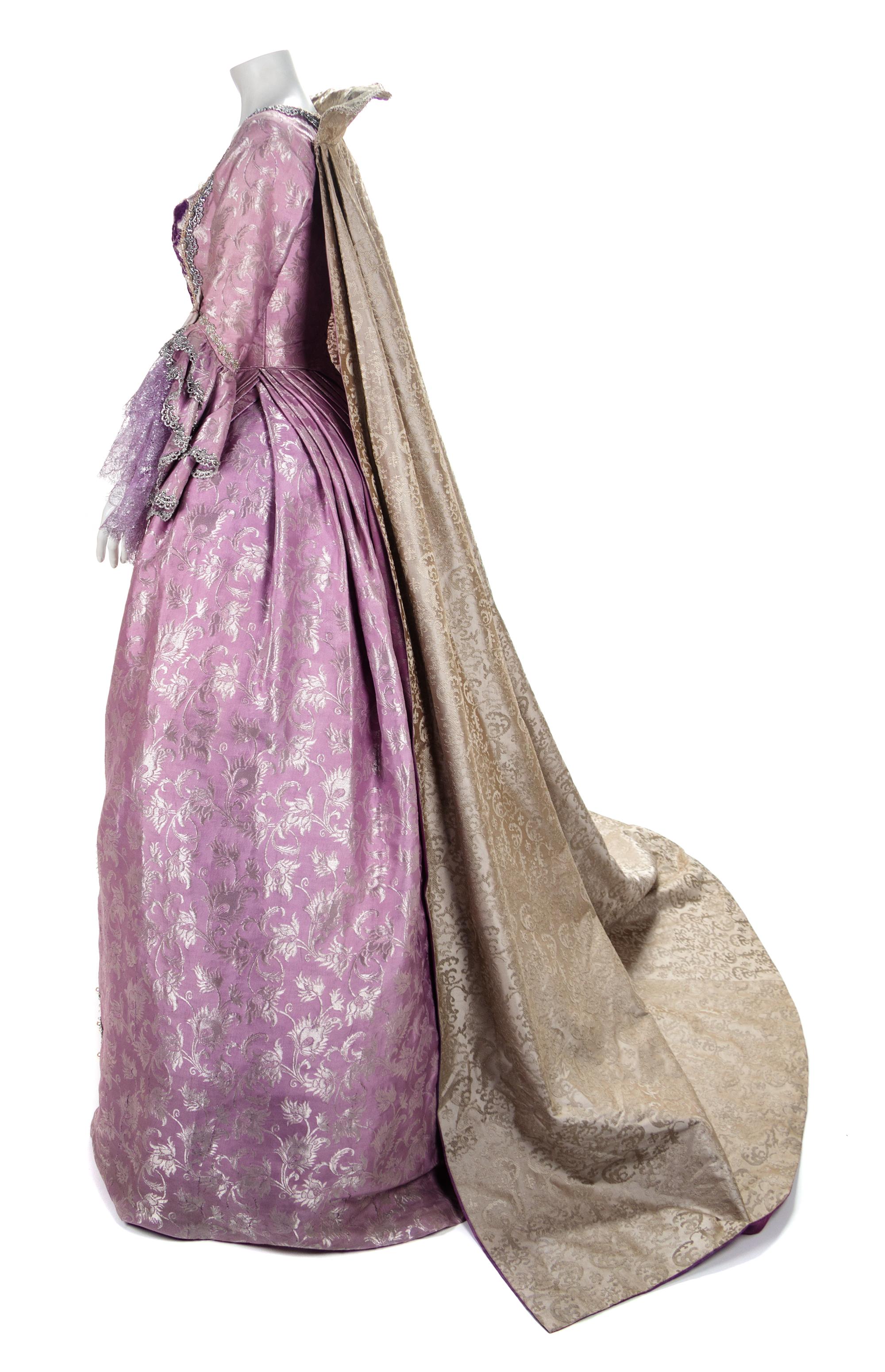 Metropolitan Opera 18th Century Costume, 2009 — Costume worn by Renée Fleming for her role as Marschallin in Act III of Der Rosenkravalier at the Metropolitan Opera, 2009.
