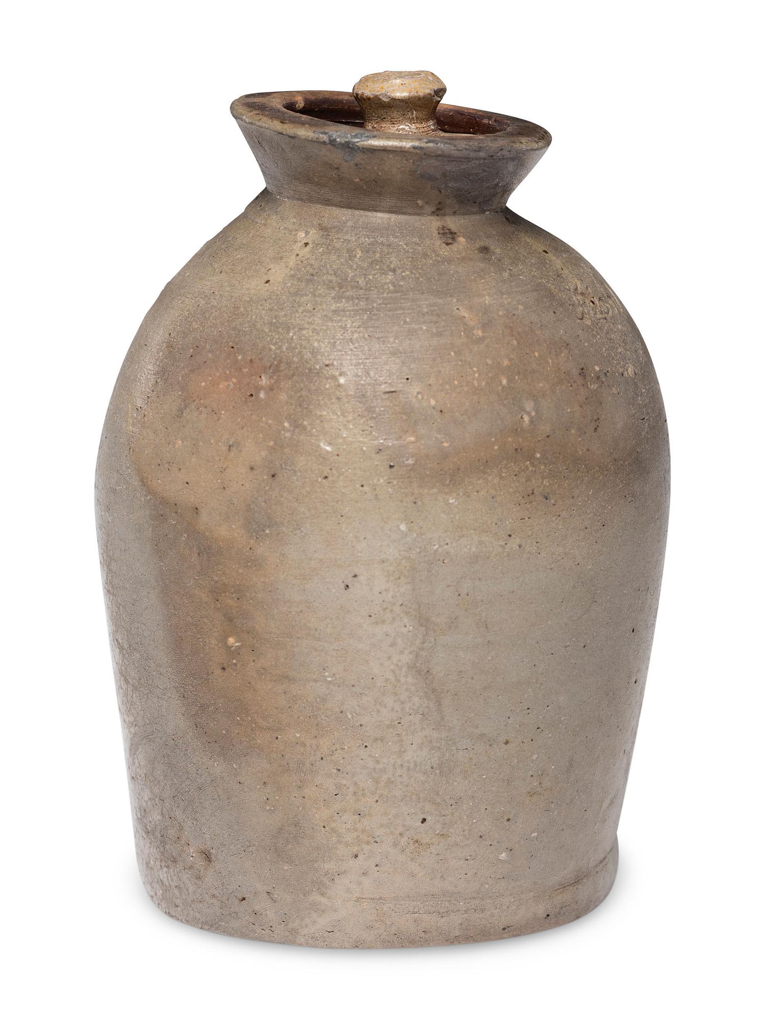 A Rare Rich Family Stoneware Preserve Jar