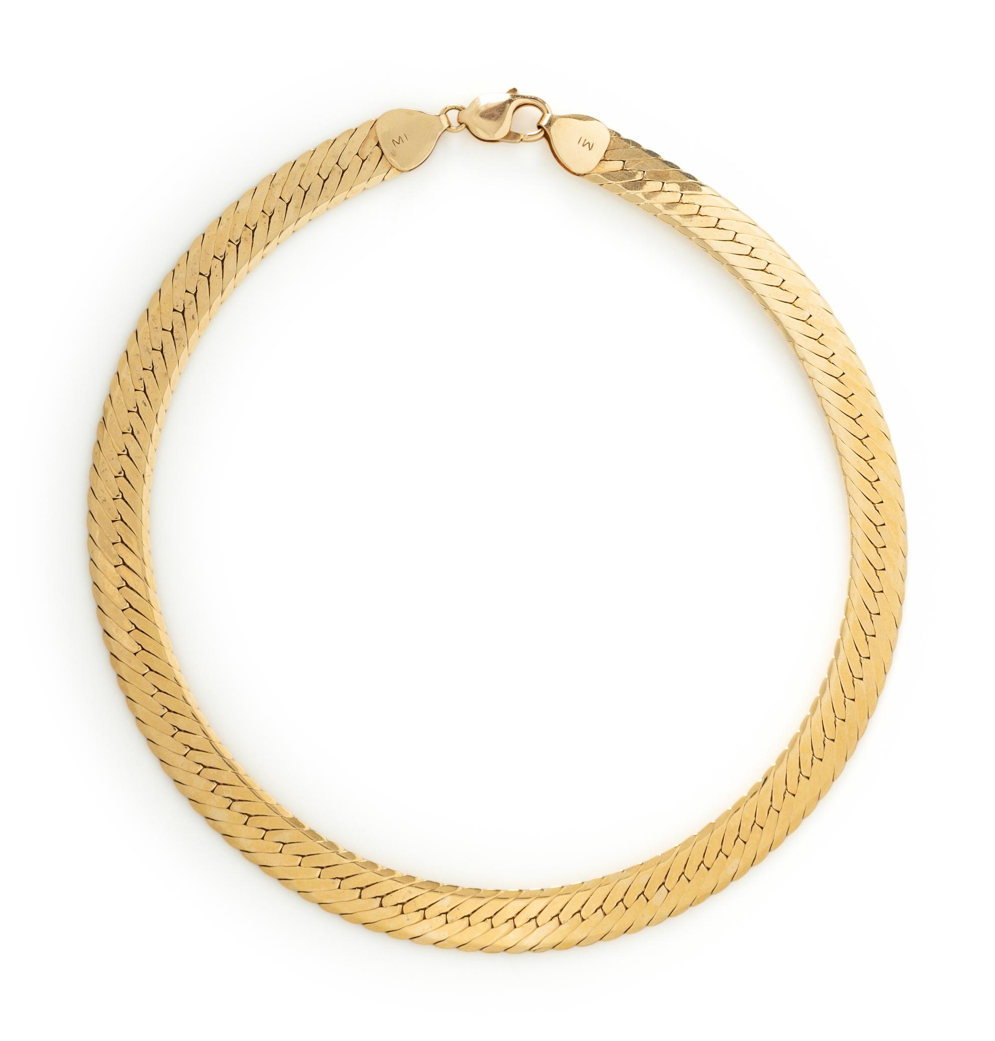 YELLOW GOLD NECKLACE