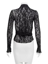 Alexander McQueen Ruffled Top & Lace Jacket, 1990-2000s