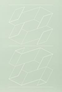 White Embossing on Gray: I-X (complete series)