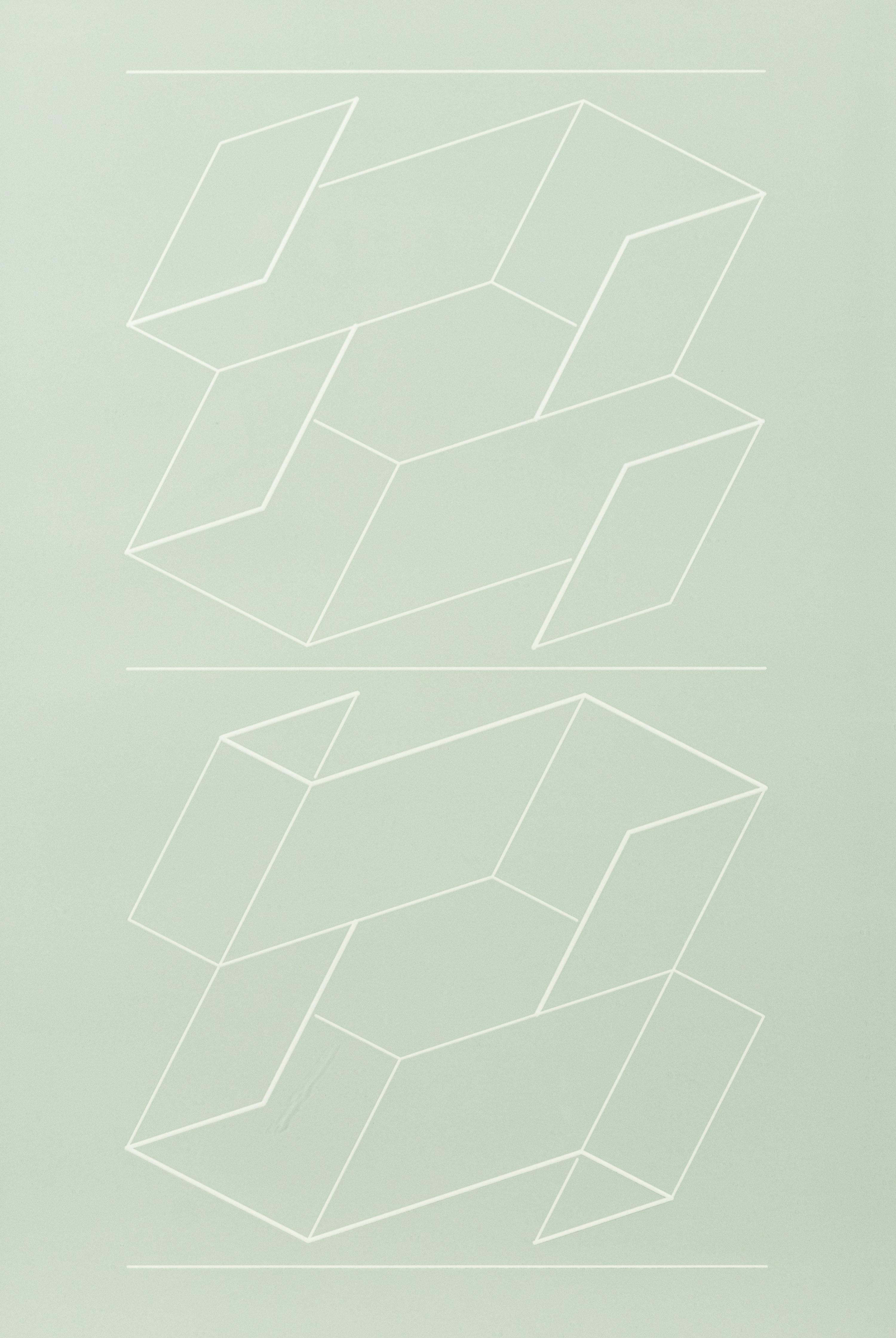 White Embossing on Gray: I-X (complete series)