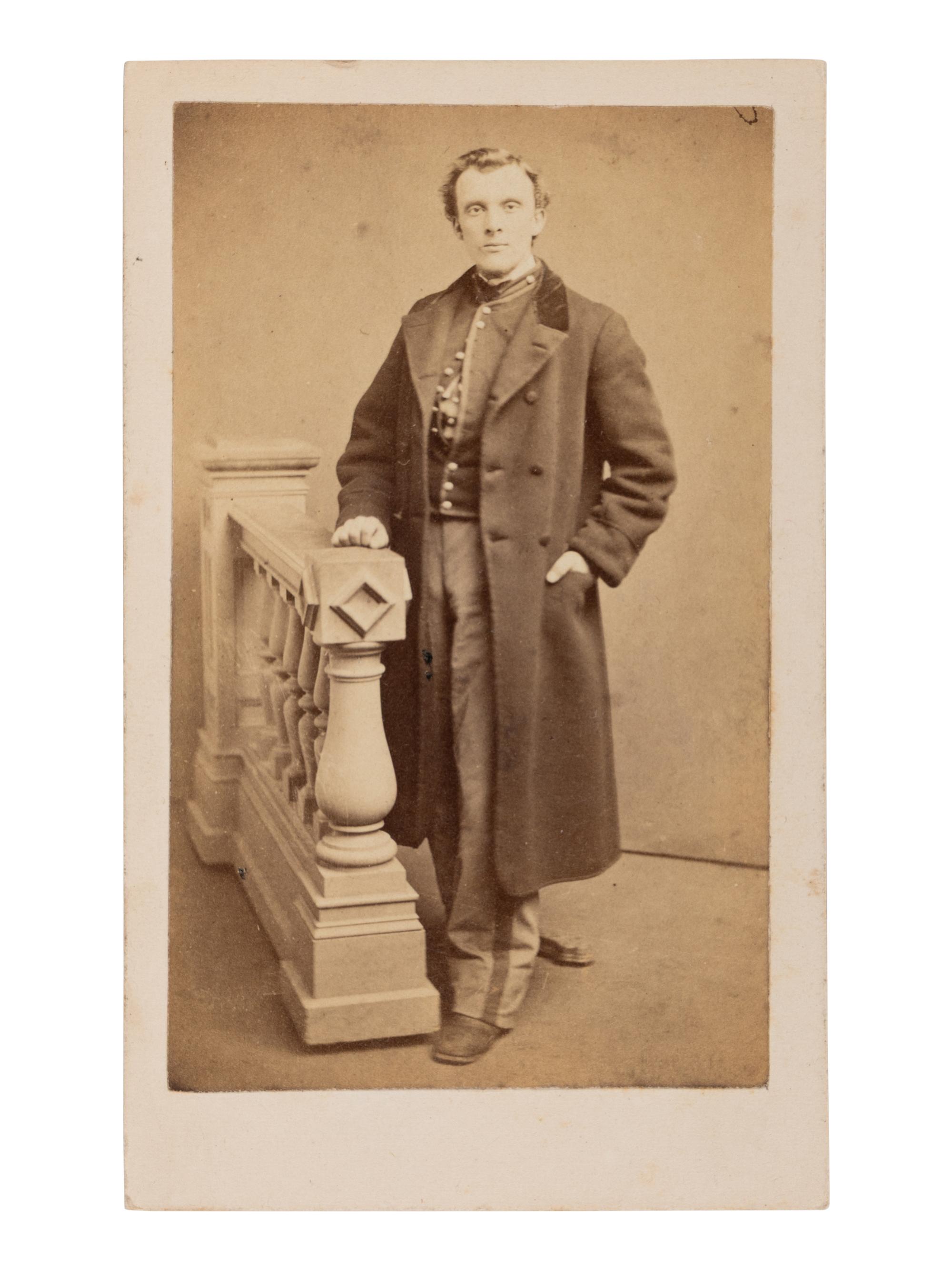 [LINCOLN, Abraham (1809-1865]. WARREN, Henry F., photographer. CDV of the last known photograph of Lincoln, ca 6 March 1865.