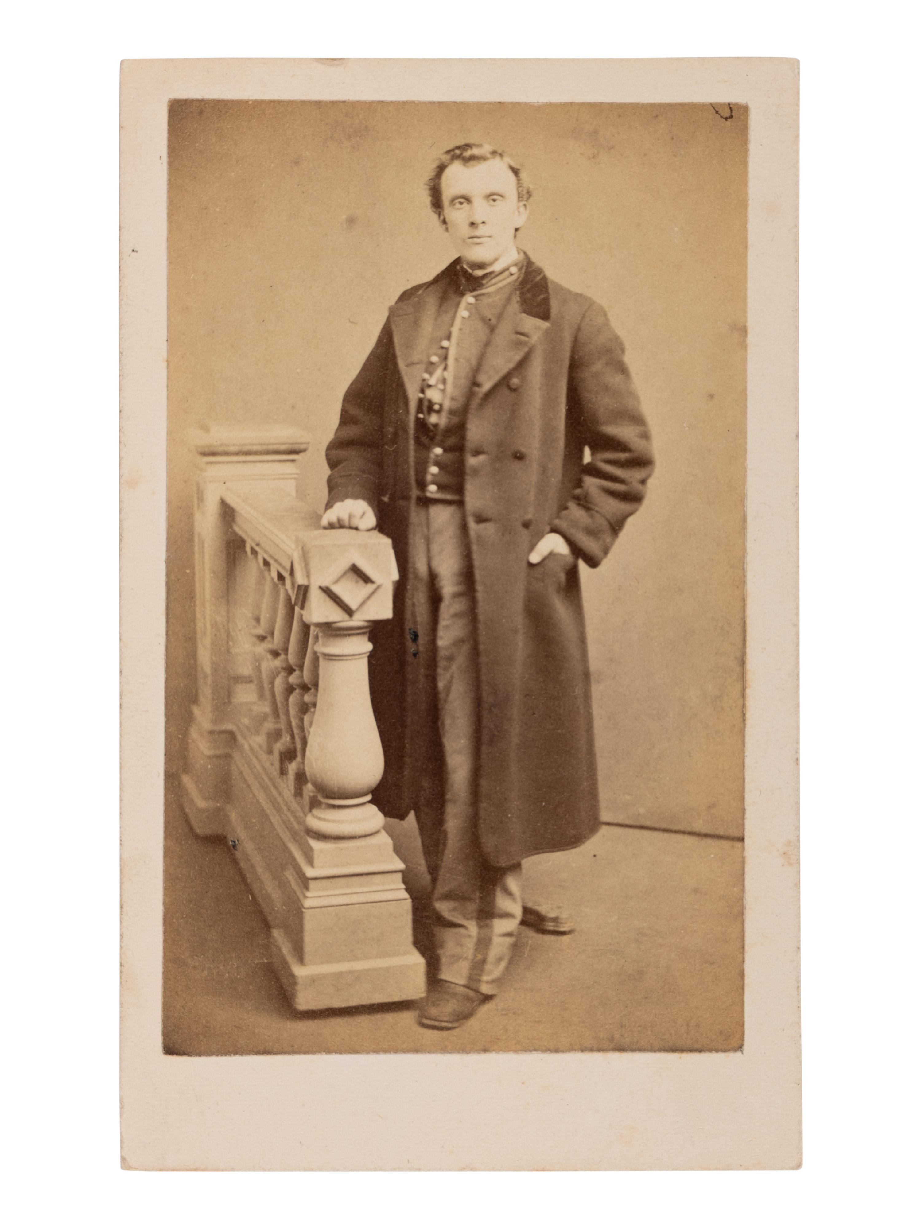 [LINCOLN, Abraham (1809-1865]. WARREN, Henry F., photographer. CDV of the last known photograph of Lincoln, ca 6 March 1865.