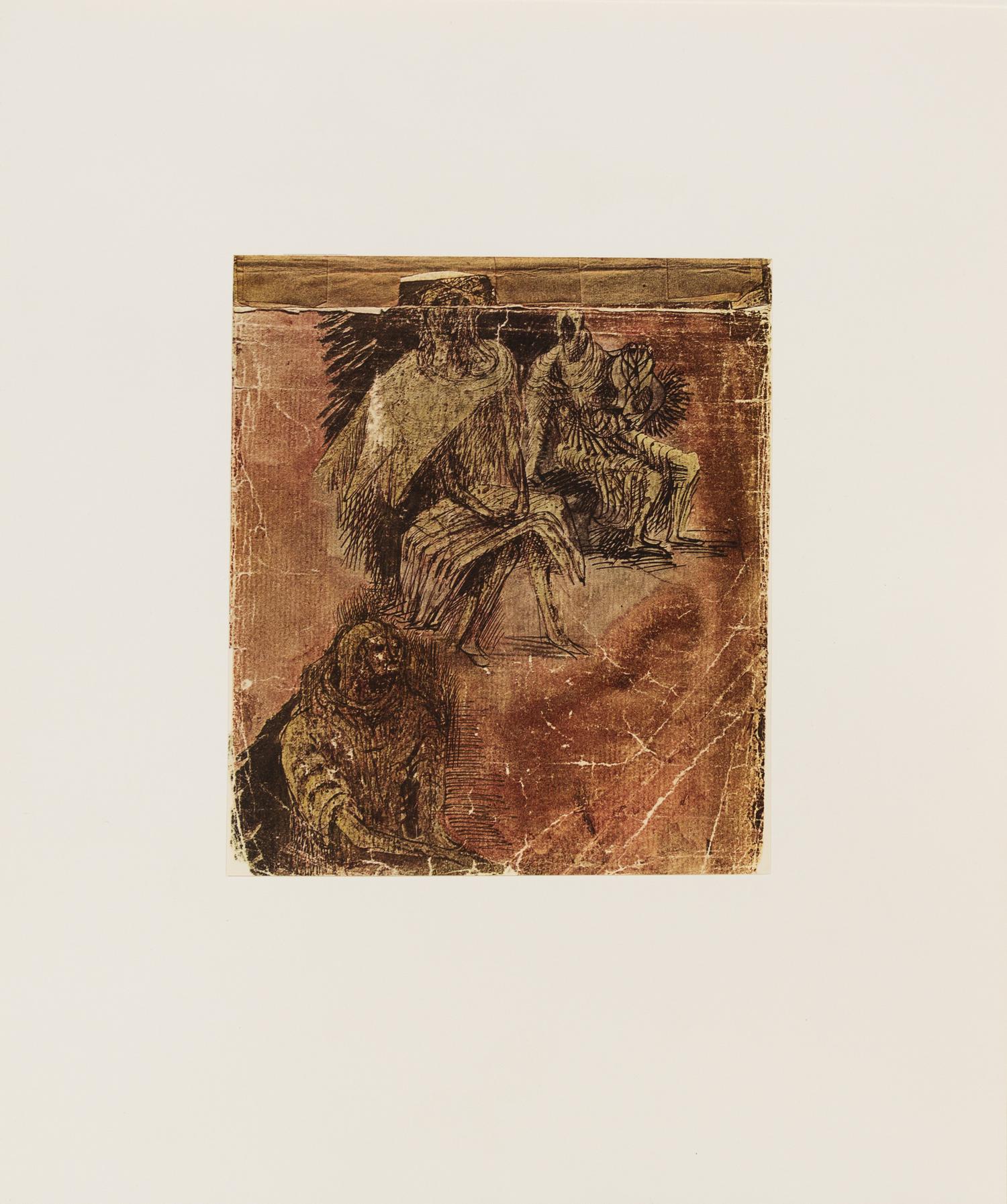 Henry Moore, (British, 1898-1986), Shelter Sketchbook
