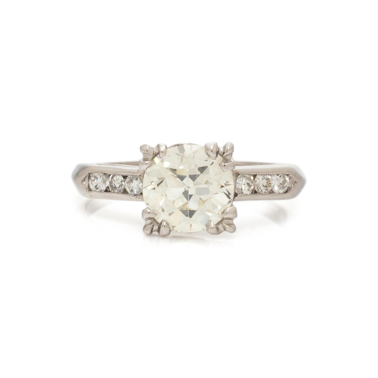 OLD EUROPEAN CUT DIAMOND RING
