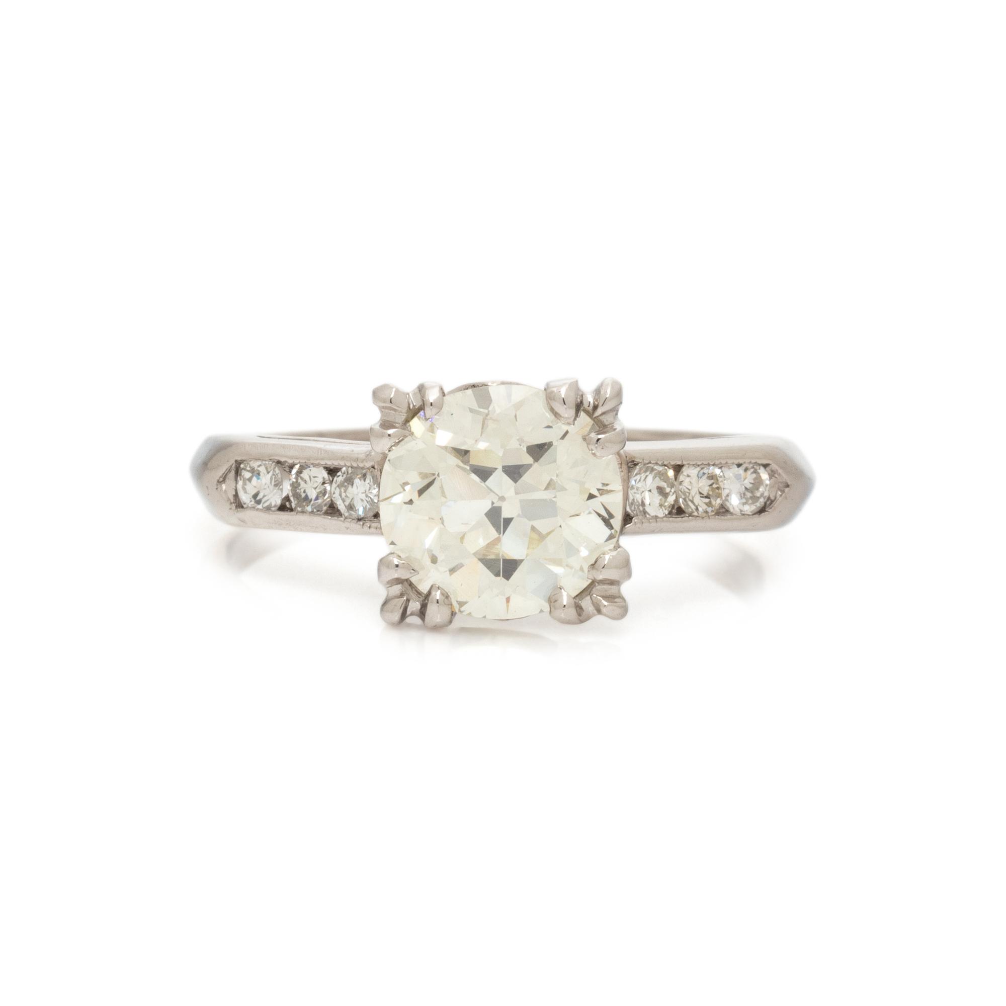 OLD EUROPEAN CUT DIAMOND RING