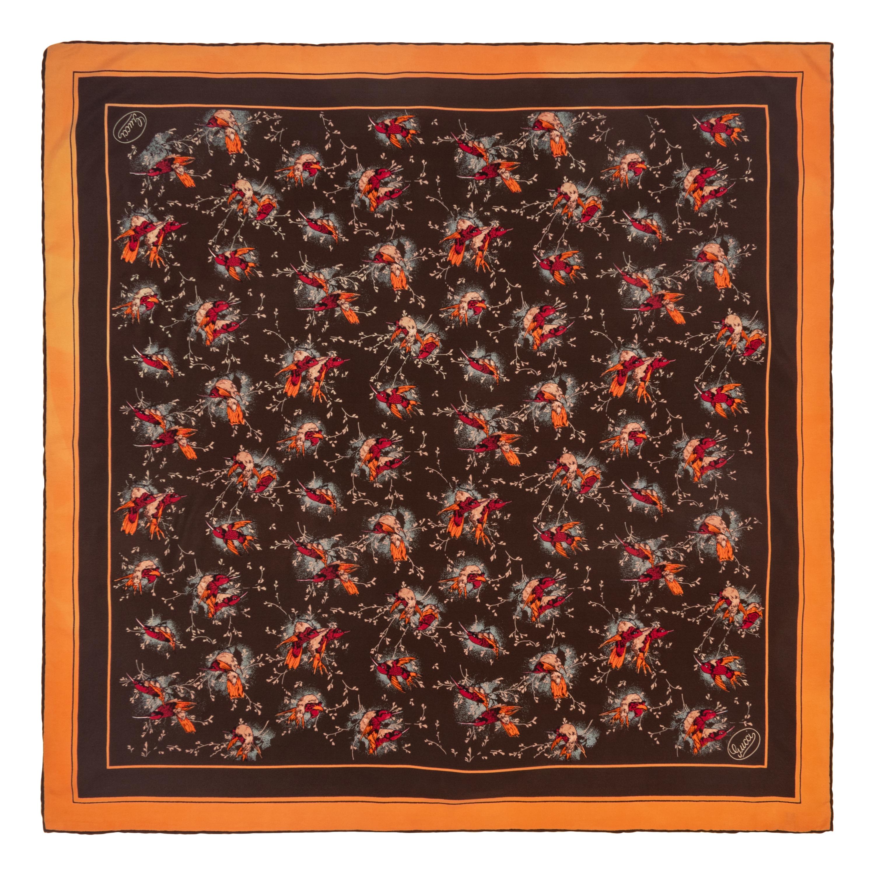 Four Designer Silk Scarves