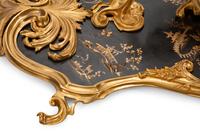 A Louis XV Style Gilt Bronze and Chinoiserie Painted Table Centerpiece