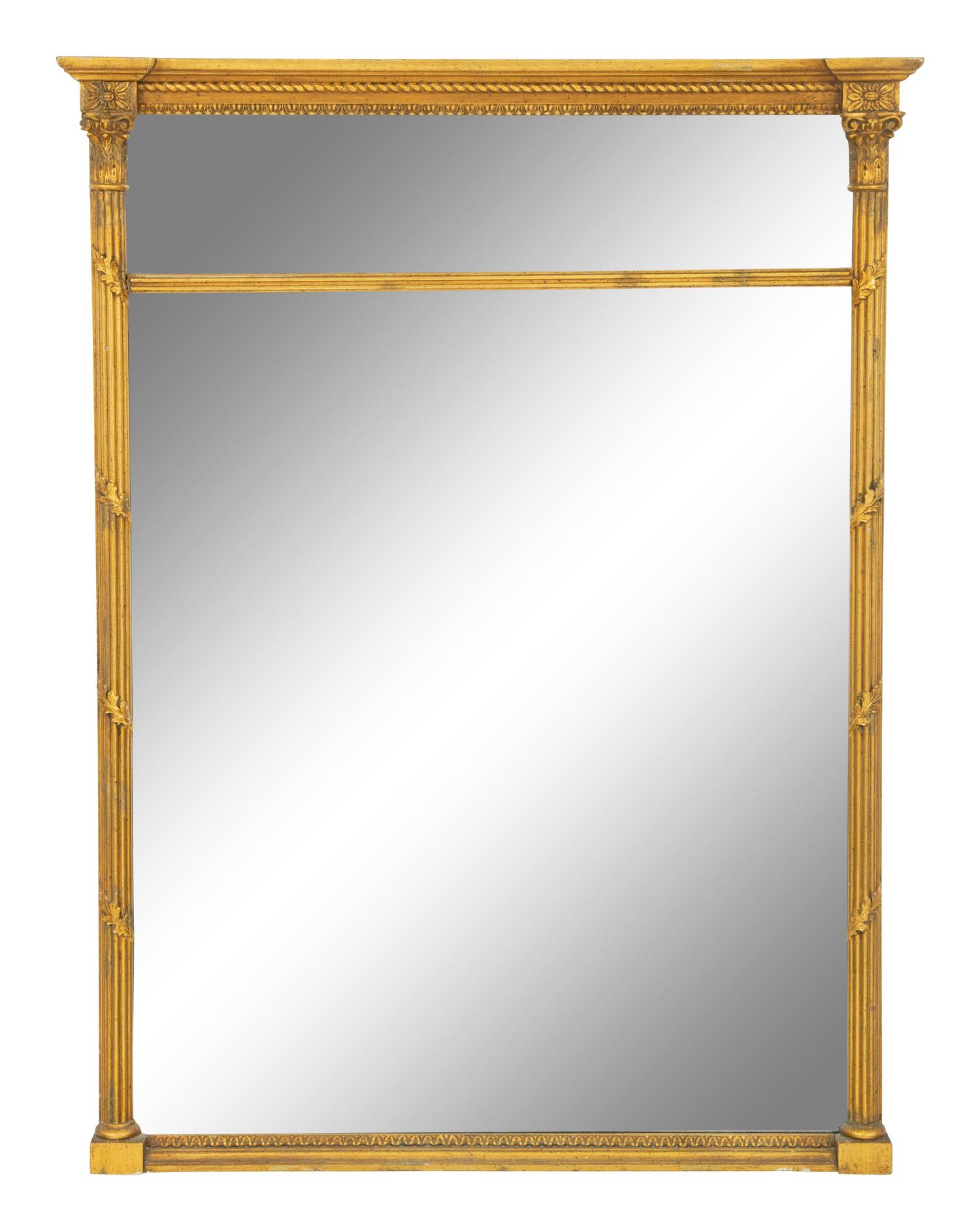 A George III Style Giltwood Pier Mirror