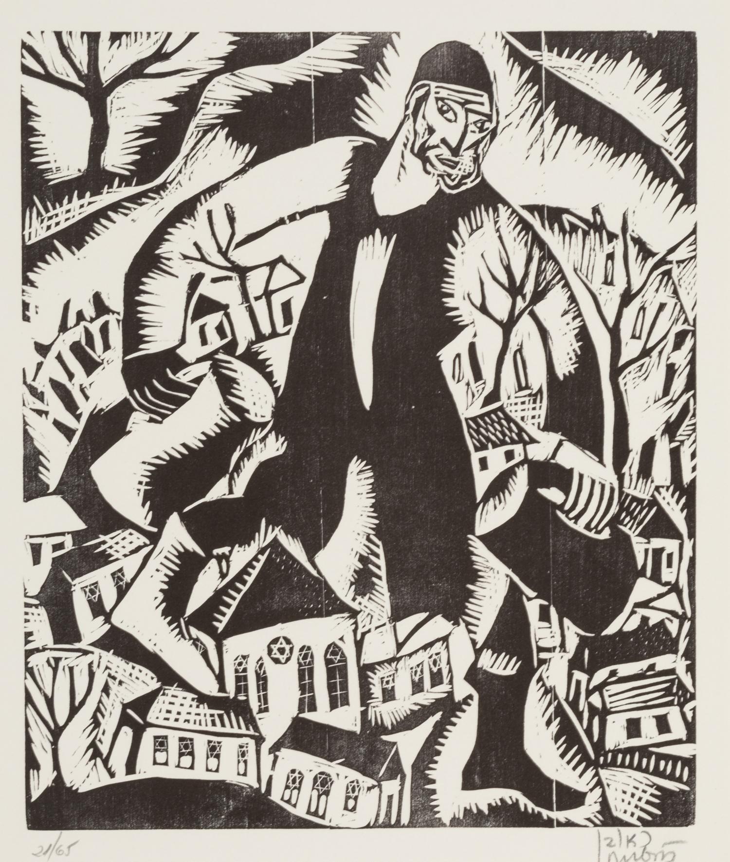 Reuven Rubin, (Israeli, 1893-1974), A portfolio of ten works from Godseekers, 1923