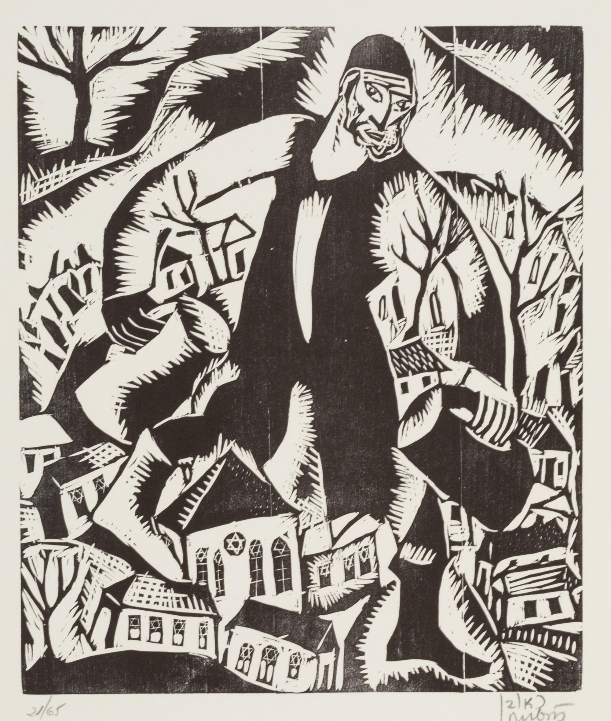 Reuven Rubin, (Israeli, 1893-1974), A portfolio of ten works from Godseekers, 1923