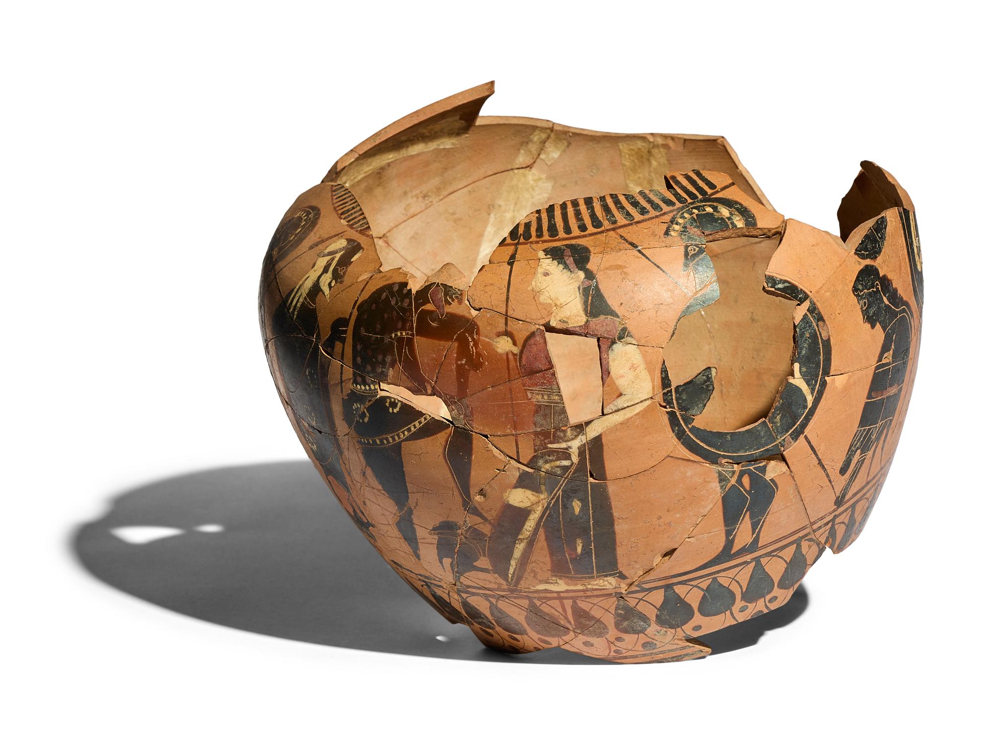 An Attic Black-Figured Fragmentary Amphora