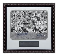 A Joe Namath Bubba Smith Signed Super Bowl III 1969 Photograph,