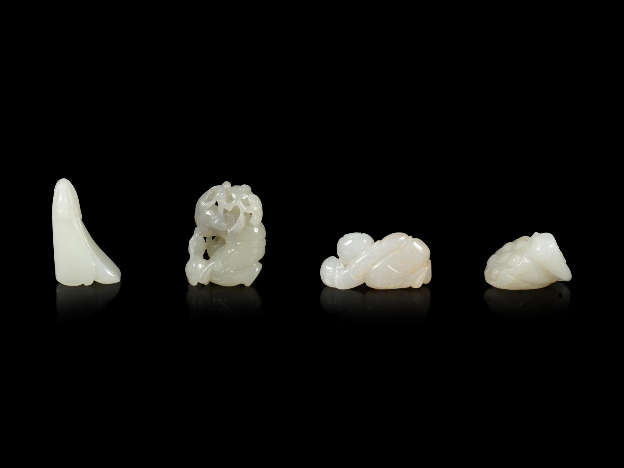 Four Chinese Jade Carvings