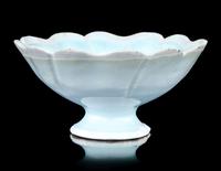 A Yingqing Glazed Porcelain 'Foliate' Footed Bowl