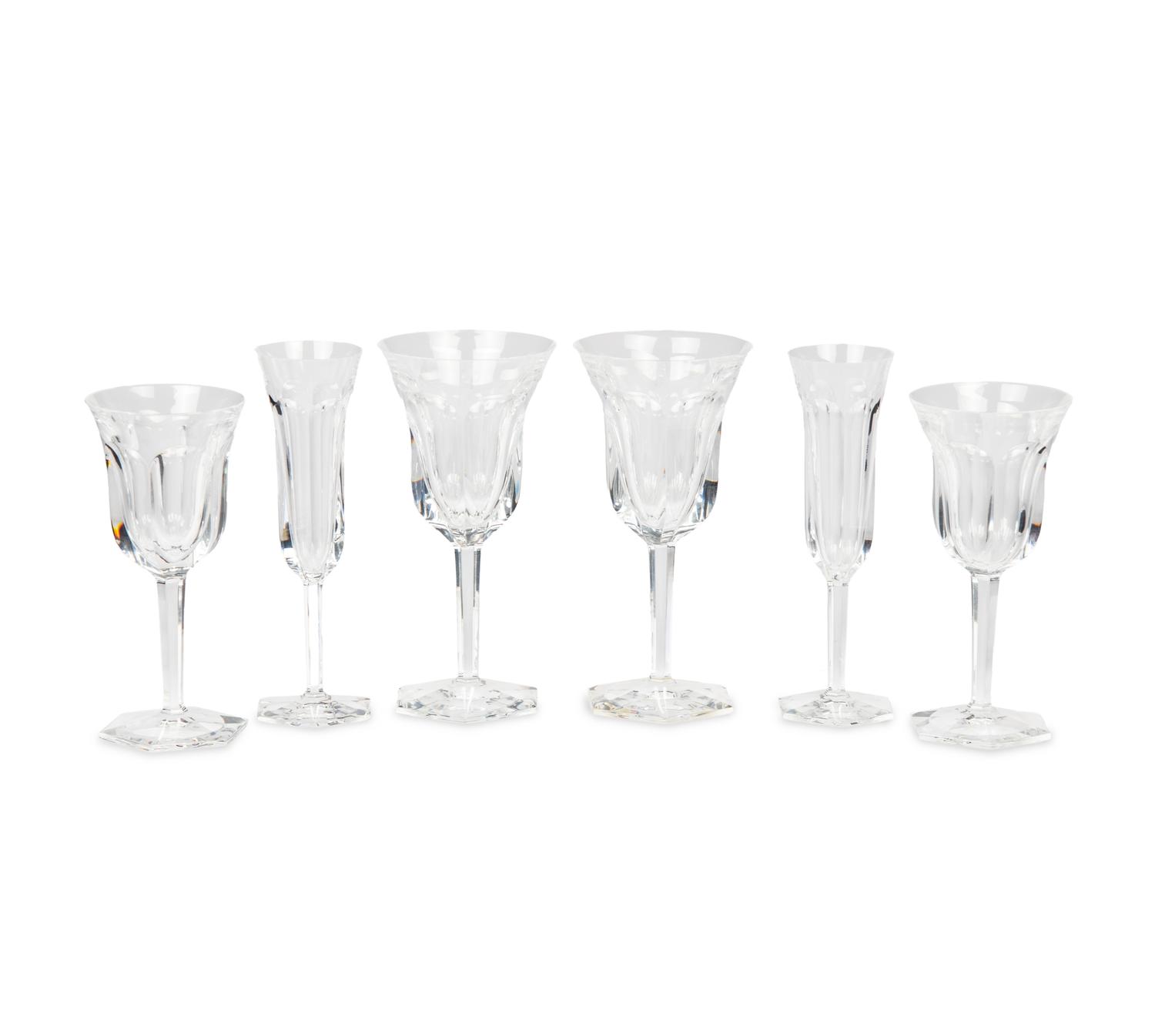 A Baccarat Malmaison Stemware Service
