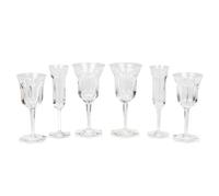 A Baccarat Malmaison Stemware Service